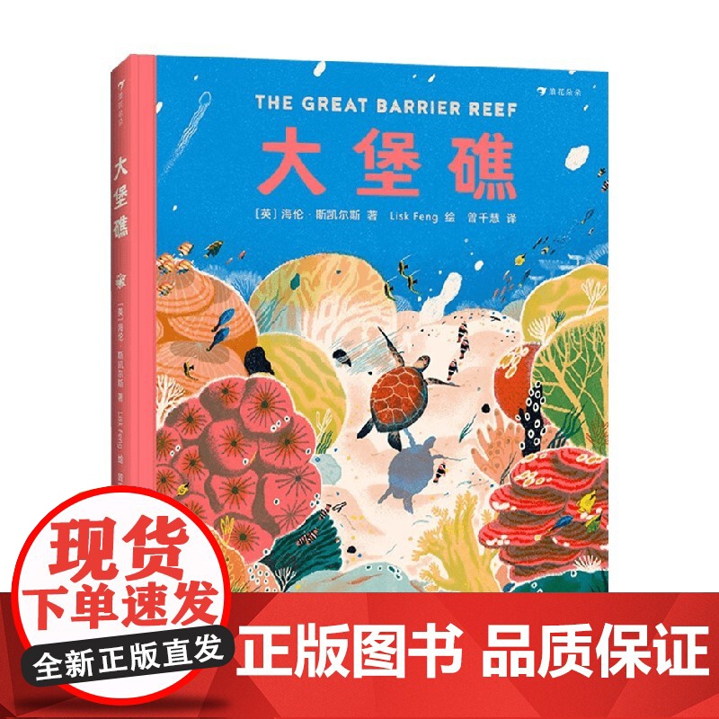 大堡礁 海伦·斯凯尔斯 著 描绘大堡礁的美丽风光 深刻诠释人与自然关系 呼吁环保理念 科普百科高清大图