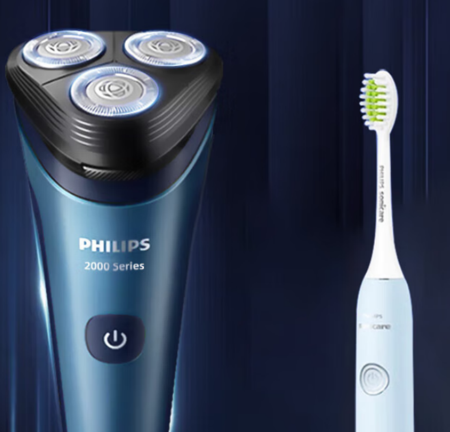 飞利浦(PHILIPS) 剃须刀&电动牙刷套装 全享礼遇套装 JGYC-13高清大图