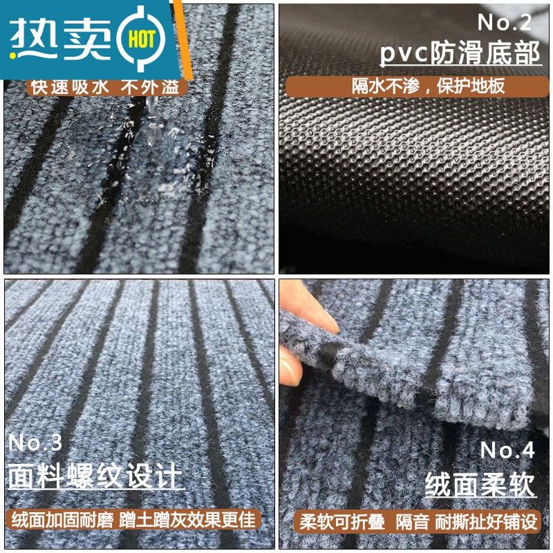 敬平室外防滑入户门地垫门口脚垫定制进门门垫户外整铺大面积商用地毯防滑垫图片