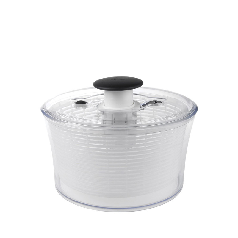 奥秀 oxo 美国按压式蔬菜沙拉脱水器甩水器甩菜器小号高清大图