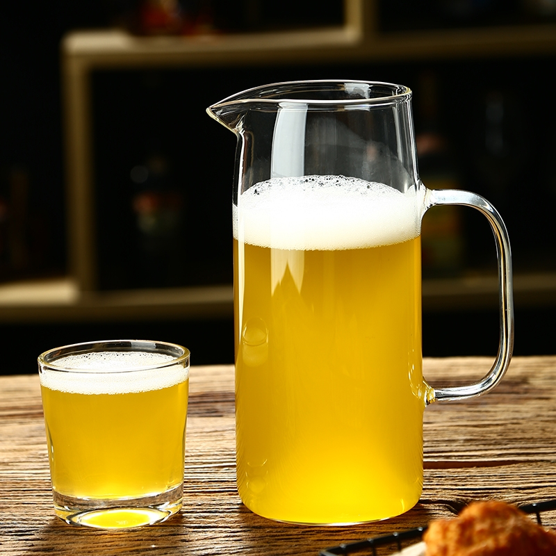 符象精酿啤酒扎啤壶玻璃凉冷水壶餐厅ktv酒吧饮花茶壶料壶扎壶