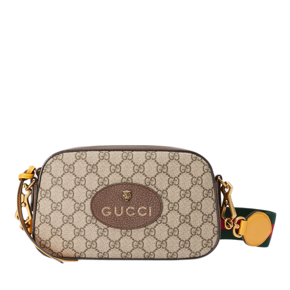 GUCCI 古驰 女士米色帆布配皮单肩包 476466-K9GVT-8856