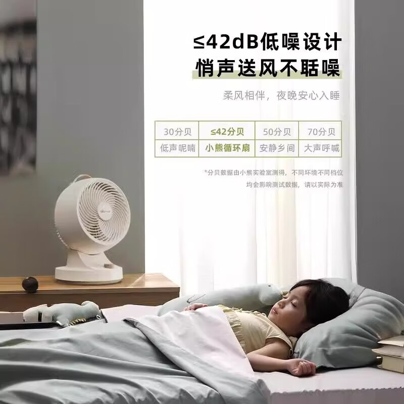 小熊(Bear)空气循环扇风宝电风扇 家用节能风扇强力对流涡轮换气扇 DFS-A30L1-S03高清大图