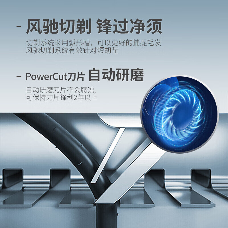 飞利浦 S3206/09 电动剃须刀 高端刮胡刀 全身水洗1小时快充 旅行便携车载 刮胡刀礼物高清大图