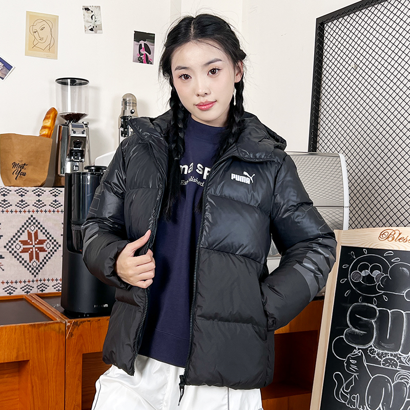 彪马(puma)羽绒服女装 23冬季新款潮流时尚保暖御寒羽绒服舒适运动