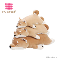 LIVHEART柴犬公仔毛绒玩具狗狗抱枕陪睡娃娃趴趴狗送女孩睡觉玩偶生日情人节礼物