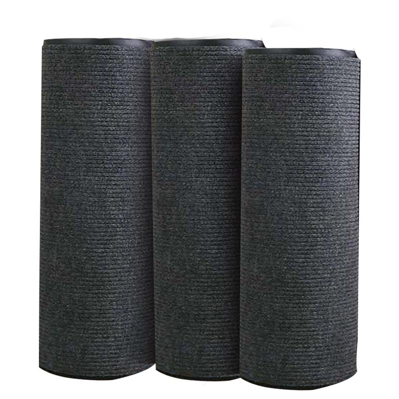 温馨 条纹地毯 灰色1.6*15m 卷高清大图