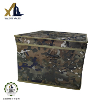 骁狼(XIAOLANG) 可折叠收纳盒收纳箱内务整理箱 40*40*28 水墨纹&