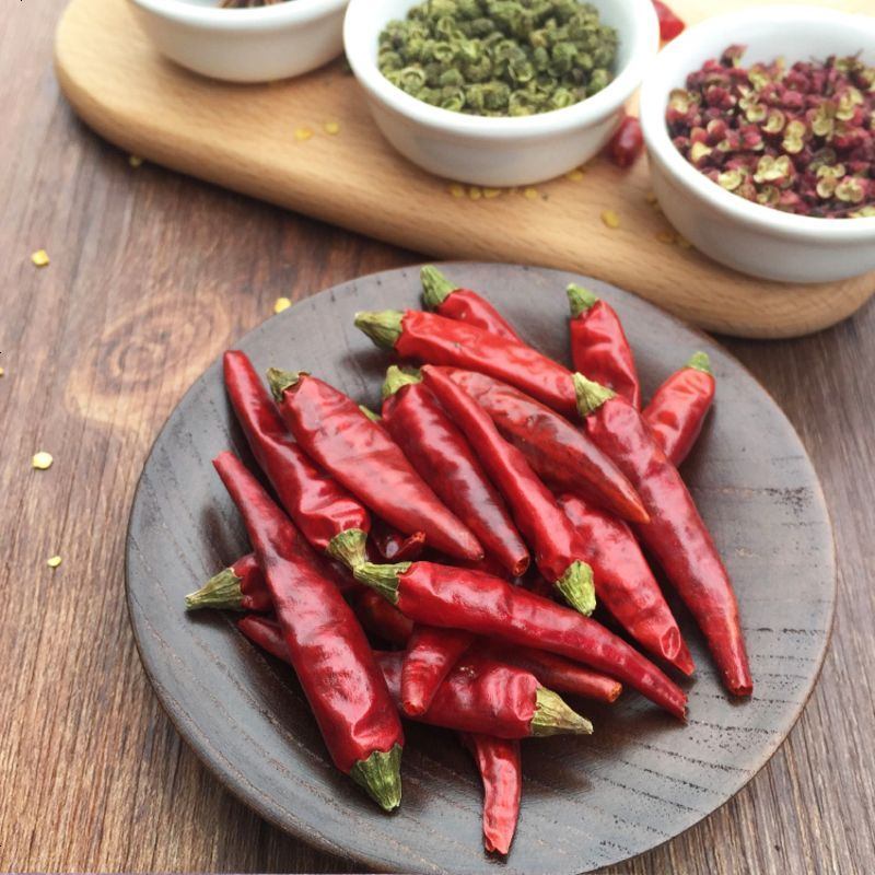 四川特香中辣小米辣250g小米椒朝天椒七星椒红干辣椒海椒0075