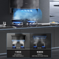 万和(Vanward)25m³侧顶双吸7字吸油烟机4.8KW大吸力液化气燃气灶套装WL856+C5烟灶套餐