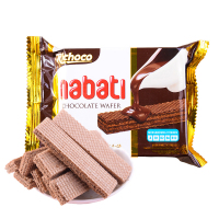 Nabati 丽芝士(Richeese) 纳宝帝 丽巧克巧克力味威化饼干58g 印尼进口威化饼干