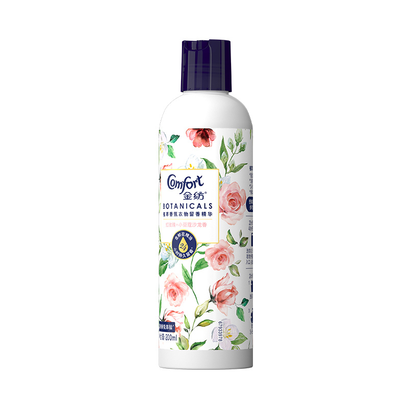 金纺植萃香氛衣物留香精华红玫瑰+小豆蔻沙龙香200ml