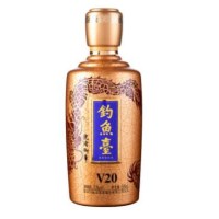 酒仙网 53度 钓鱼台 V20 500ml国产 高度 酱香 白酒高端送礼礼盒白酒