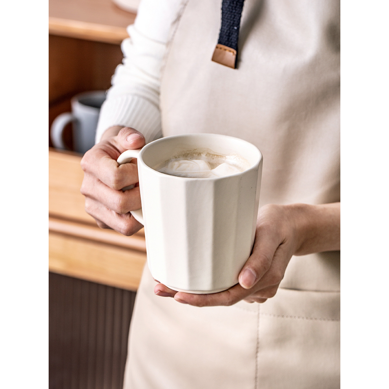 陶瓷马克杯家用北欧大容量情侣杯牛奶杯早餐杯办公室水杯 [西雅图马克杯]