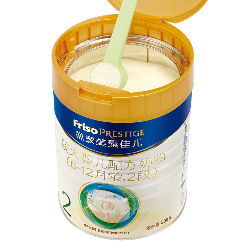 美素佳儿皇家美素力2段800g *6罐 婴儿奶粉(适合6-12个月)高清大图