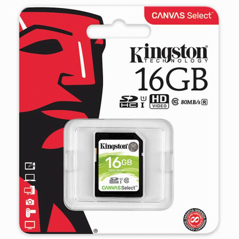 金士顿(KINGSTON) SD卡 16G 读取80M/S