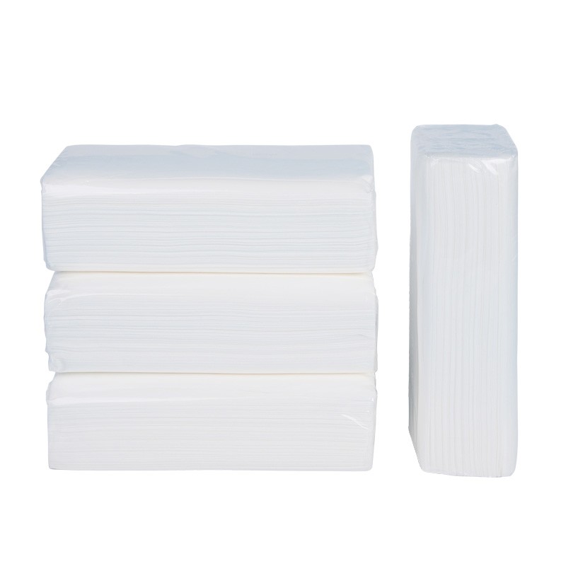 WY6036 纸巾抽纸餐巾纸饭店酒店宾馆用纸3层100包整箱原生木浆餐巾纸高清大图