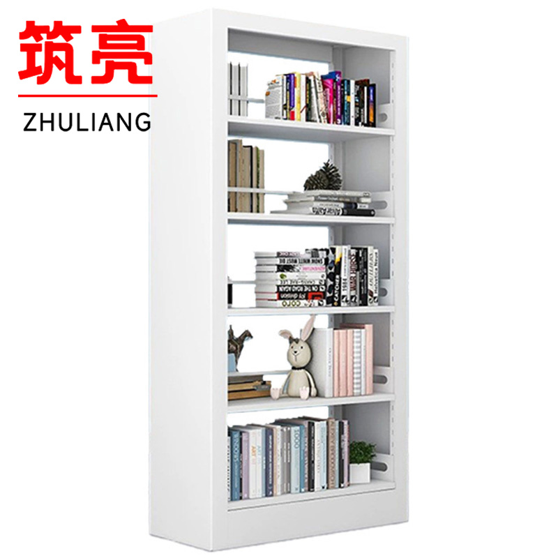 筑亮 书架 双面100*45cm白 台高清大图