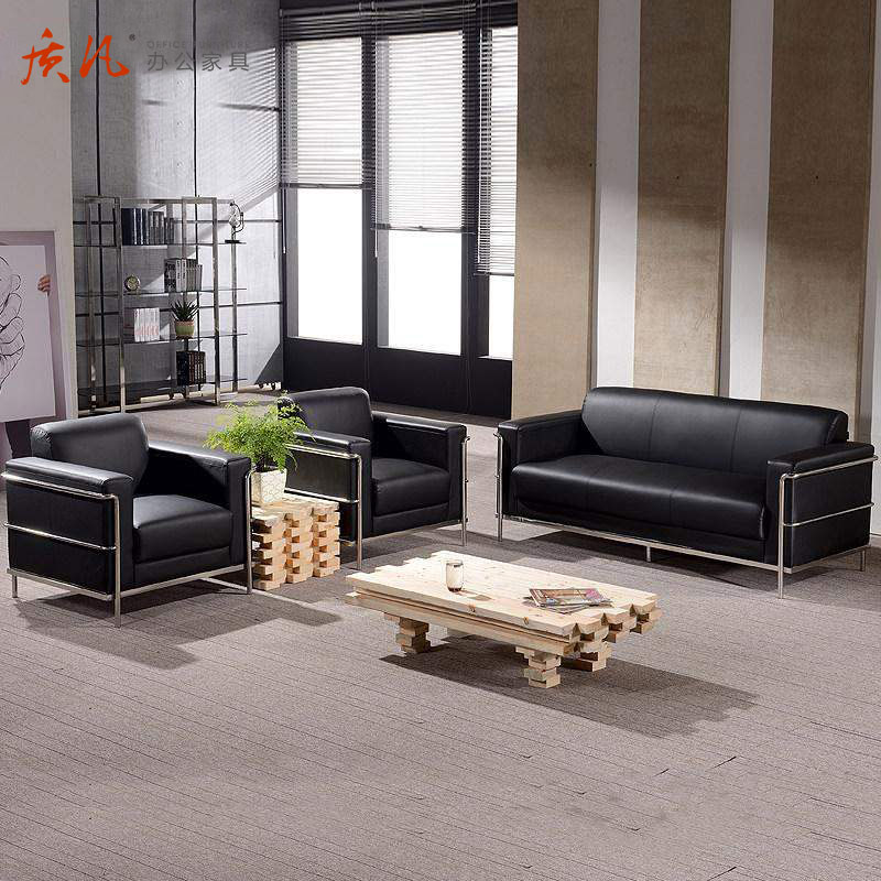 质凡办公室接待会客沙发高清大图