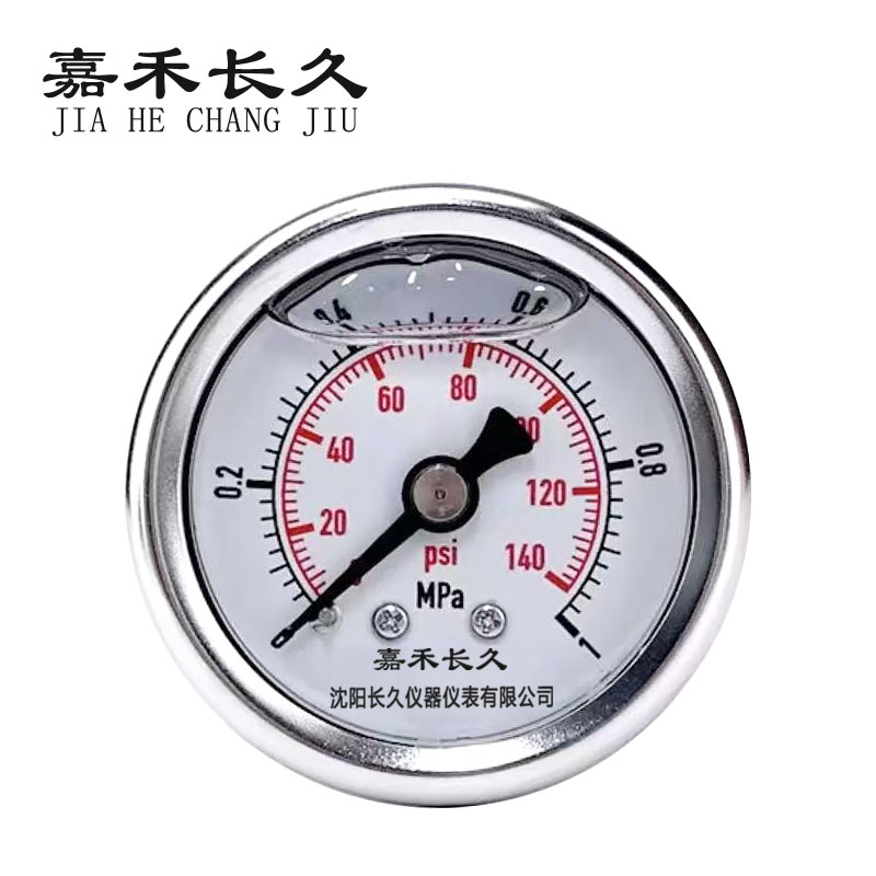 嘉禾长久 耐震压力表检测定制型 YTN50Z 块 0-1.0Mpa