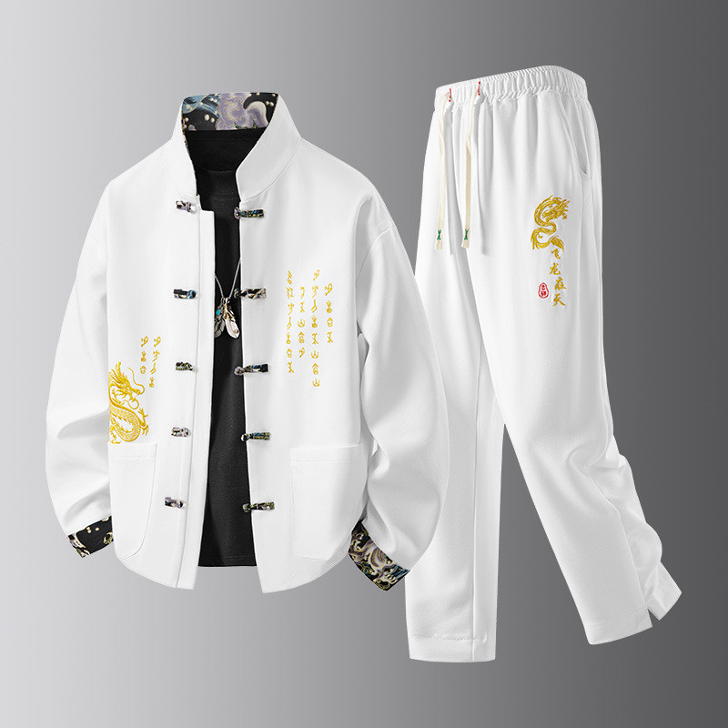 2025年男士春秋季国风经典时尚休闲百搭套装潮流百搭柔软亲肤高清大图