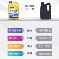 长安适用防冻液新长安之星二代460欧诺金牛星睿行-25度2kg -15°绿色防冻液2KG（买2送1再送防雾剂）