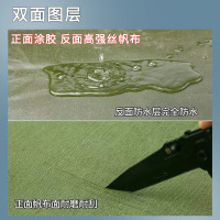 定制加厚帆布雨篷布,厚度0.8mm,600g/平8M*8M