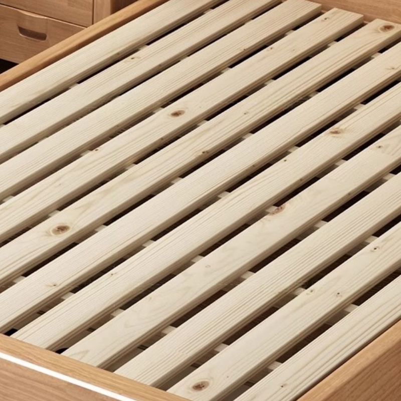 豫龙都 实木床+床垫 1.5m 套高清大图