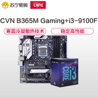 七彩虹(COLORFUL)CVN B365M GAMING PRO V20+英特尔i3-9100F板U游戏套装
