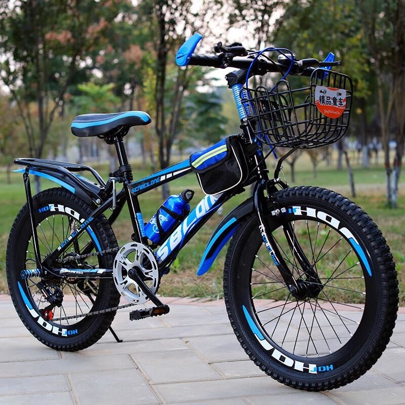 新款山地自行车成人儿童通用男女款20 22 24 26寸可选变单速高清大图