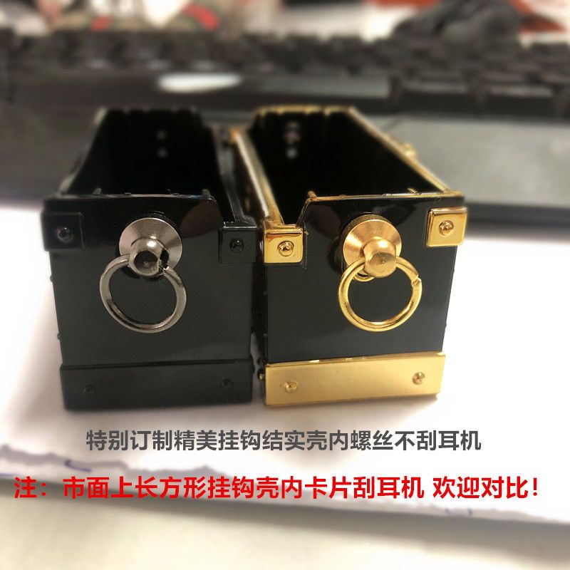 白格(单壳款) airpods1代2代通用 方形airpods保护套链子老花苹果无线蓝牙耳机壳防摔pro3代包大牌
