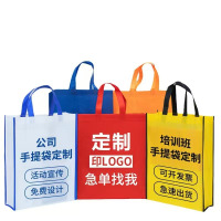 鑫昇利手提文件袋营销广告宣传无纺布袋子礼品袋 多色可选横竖版可定制logo小号25*32*10cm5000个起订