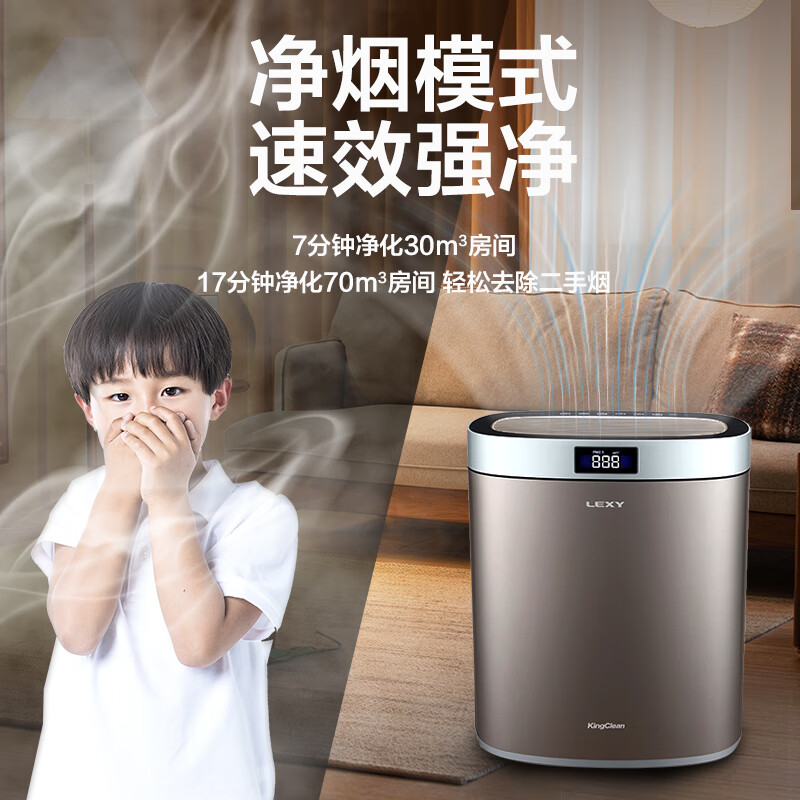 莱克吉米(JIMMY) 空气净化器 K6 (KJ605) 家用办公室净烟新房快速高效空气净化器高清大图