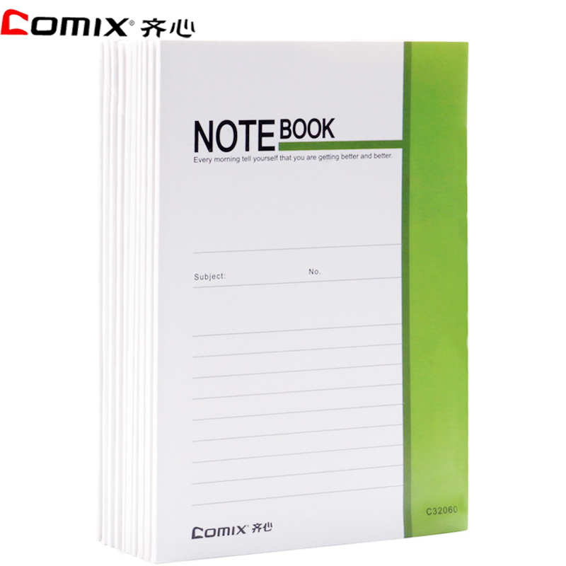 齐心(COMIX)C32060软抄本10本 32K/44张笔记本 记事本 记录本 会议本 记事本 笔记本/记事本高清大图