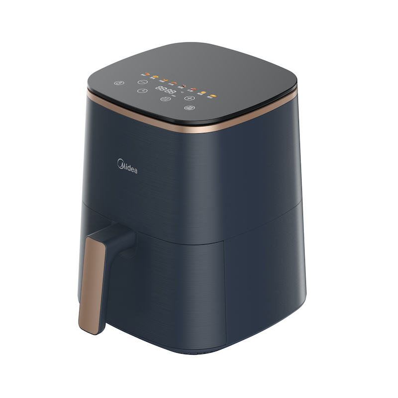 美的(Midea)MF-KZC4001空气炸锅 家用智能无 油煎炸锅多功能全息触屏4L容量不粘锅电炸锅高清大图