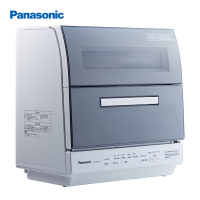 松下（Panasonic）6套餐具 台式洗碗机 80℃除菌烘干 独立式 全自动家用 NP-TR1HECN（银河灰）