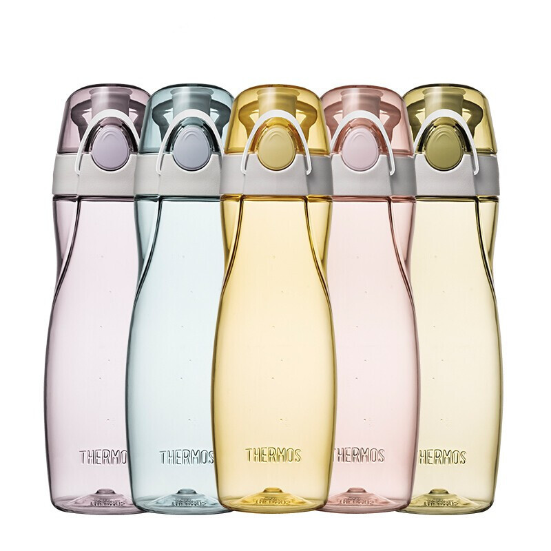 哈尔斯 THERMOS塑料夏季运动水杯冷水杯时尚简约太空杯TCSA-500 500ml
