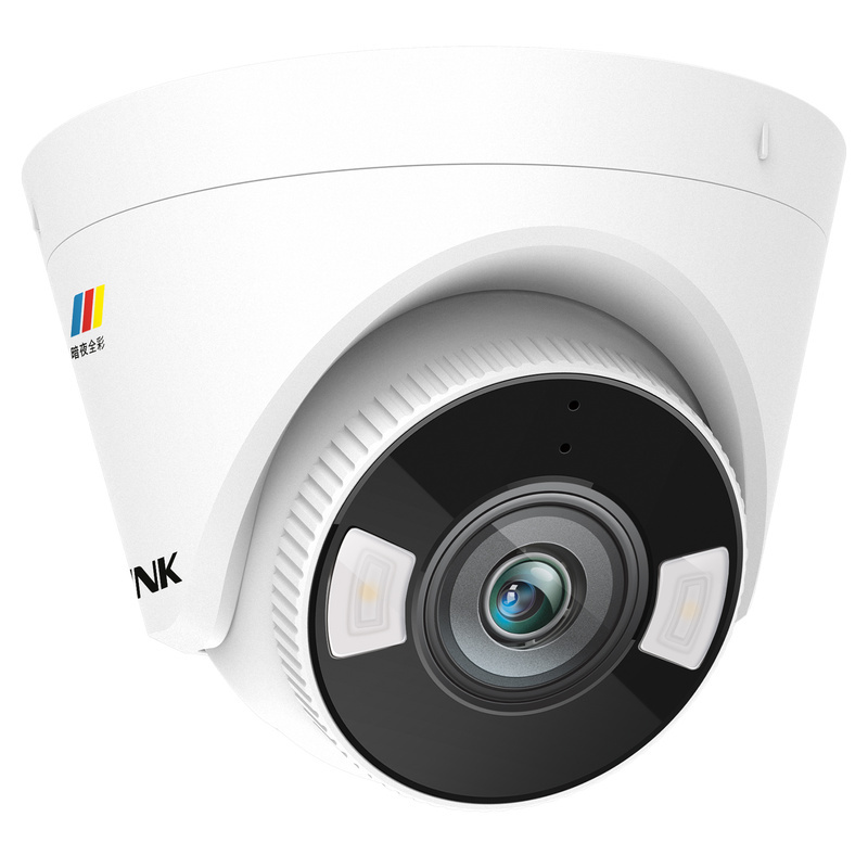 TP-LINK 400万像素PoE半球音频暗夜全彩网络摄像机 TL-IPC445EP-WB