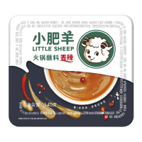 小肥羊盒装火锅蘸料（香辣味）140g*2盒 芝麻花生调和麻酱调味料