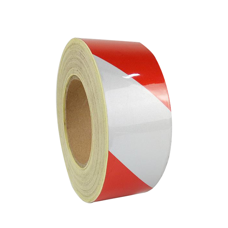 谐晟反光胶带反光条反光警示带反光膜反光贴红白斜纹5cm25m1卷参数