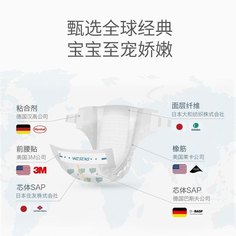 wesens 卫神 奇幻马戏城 纸尿裤试用装L码5片
