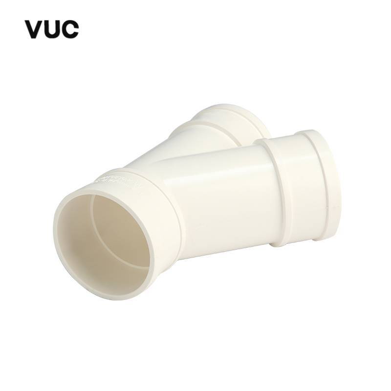 VUC PVC管45°斜三通 75X75 个高清大图