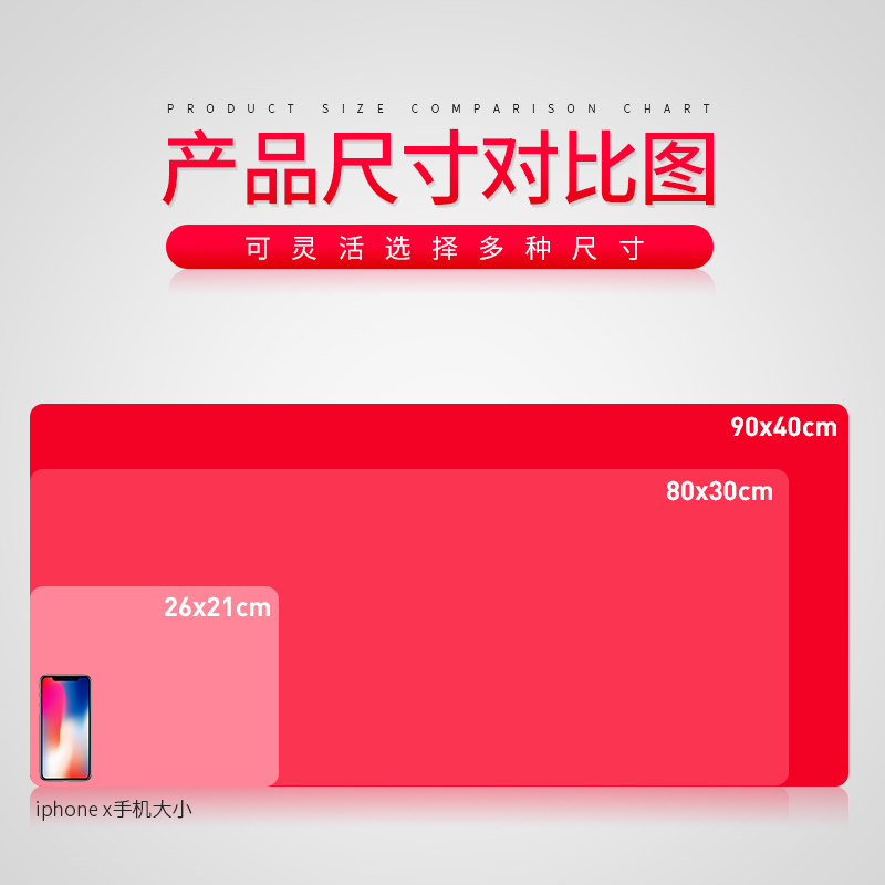 鼠标垫办公快捷键电脑桌垫游戏电竞键盘垫女生可爱卡通高清大图
