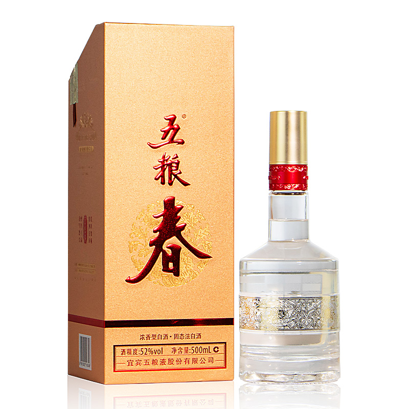 五粮液 五粮春二代52度500ml*6瓶 一箱 浓香型白酒