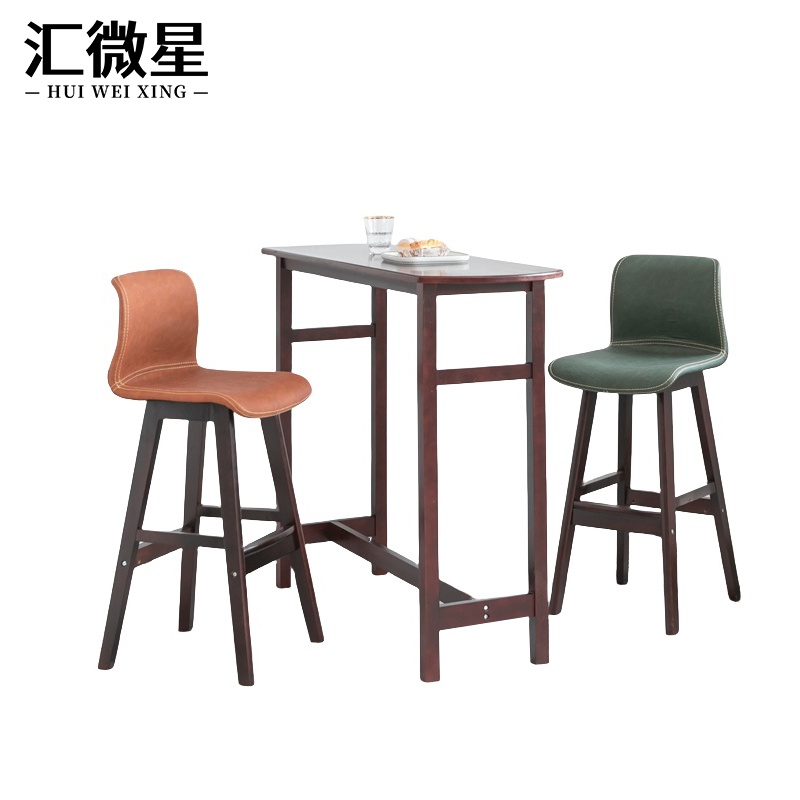 汇微星酒吧椅高脚凳 吧台桌一桌两椅1200*400*1000mm套