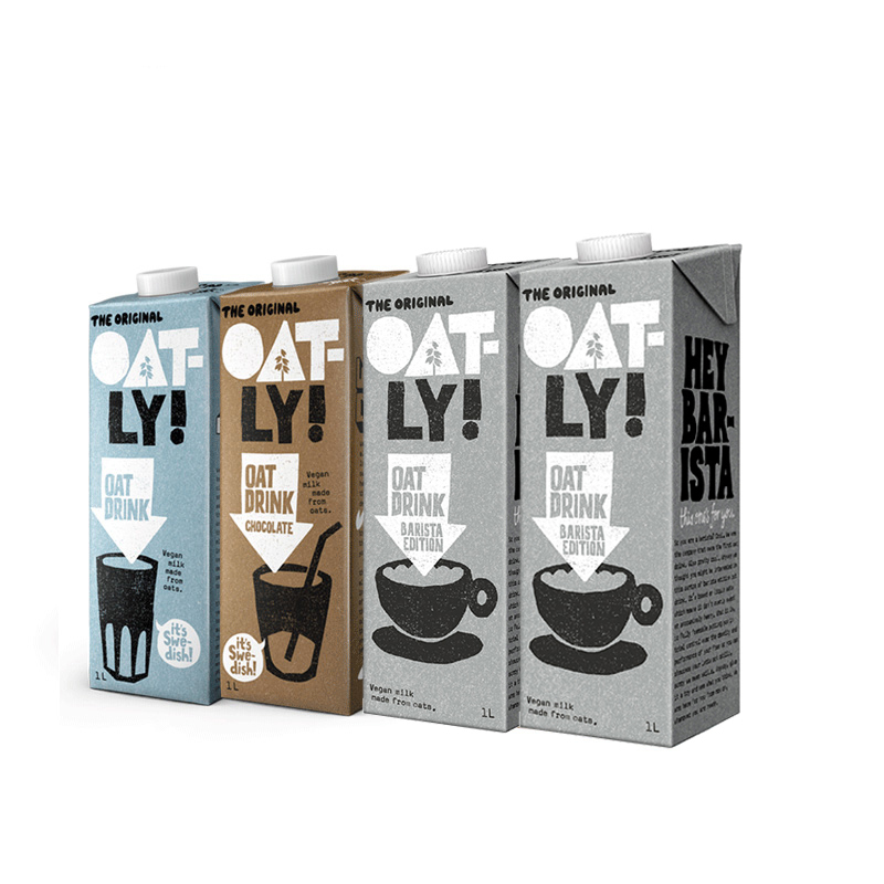 OATLY噢麦力 燕麦奶谷物饮料 咖啡大师1L*2+原味1L+巧克力1L 早餐牛奶套餐组合