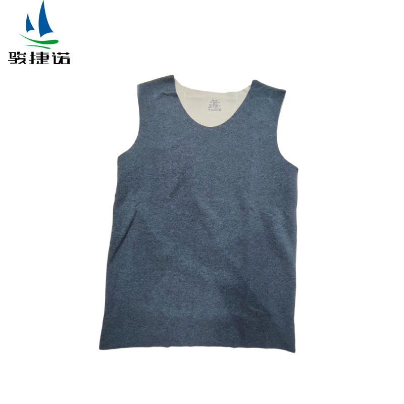 骏捷诺男士保暖背心男款 深灰2xl-4xl/件高清大图