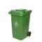 谋福1163 上海制定款式大垃圾桶环卫商用户外分类箱带轮子带盖方形 (240l户外桶+轮+盖(绿色款))