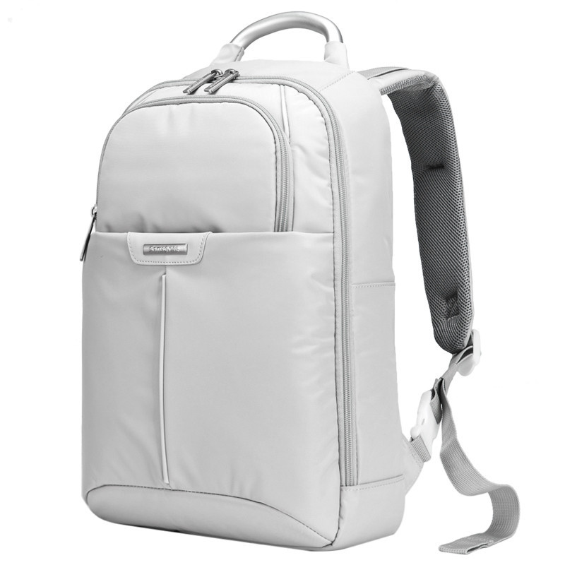 新秀丽(Samsonite)双肩 电脑包 男女款 13.3英寸 BP2*28002 浅灰色