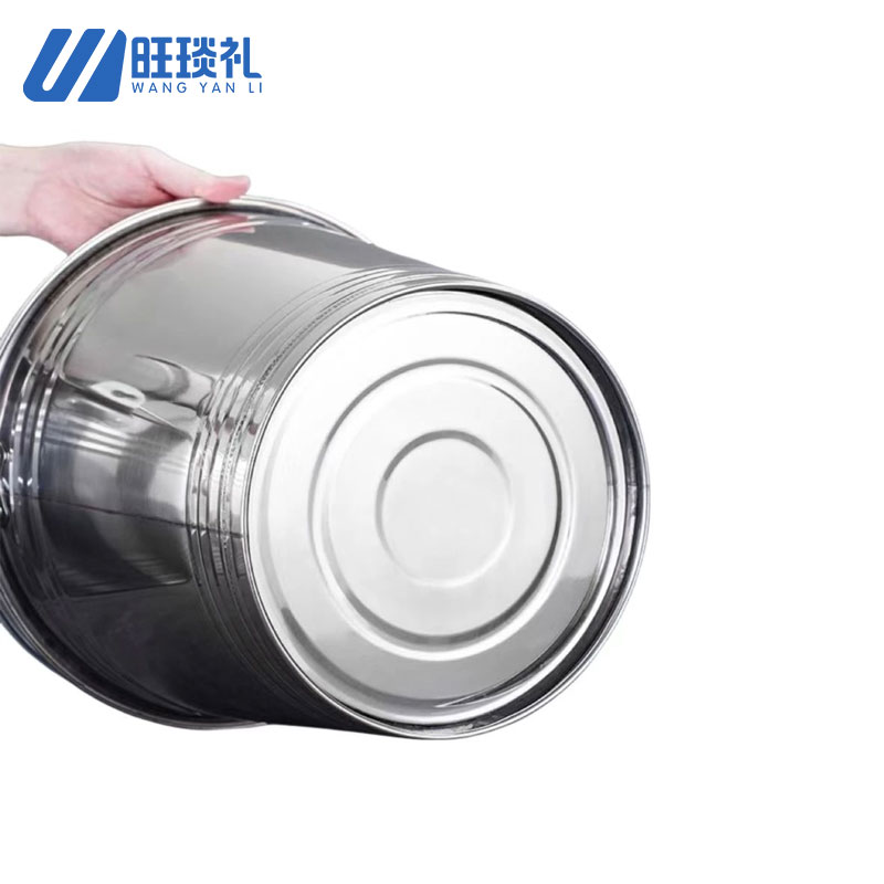 旺琰礼 不锈钢水桶手提式储水提桶 打水圆桶加厚大容量 36cm20L/个高清大图